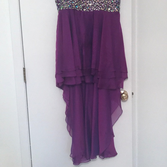 Purple special occasion dress - Picture 3 of 7